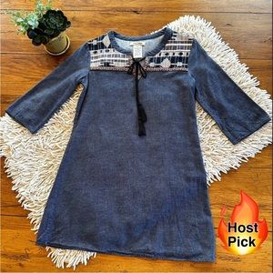 Flying Tomato Blue and Black Mini Dress